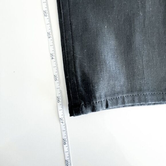 GAP Women's Jeans Vintage Slim Coated Sky High Rise True Black Foil Size 30 NWT - Picture 7 of 11